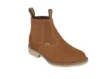 Botina Vira Francesa Nobuk Cor Castor Urbana Boots