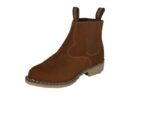 Botina Vira Francesa Nobuk Cor Castor Urbana Boots - Imagem 2