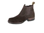 Botina Tradicional Nobuk Castanho Solado Latex Urbana Boots - Imagem 2