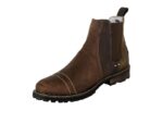 Botina de Couro Crazy HorseTabaco com Solado em MDF Urbana Boots - Imagem 2