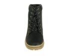 Coturno Couro Crazy Horse Café Solado de Borracha Urbana Boots - Imagem 3