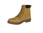 Coturno Couro Nobuk Mostarda Solado de Borracha Urbana Boots - Imagem 2