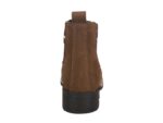 Botina de Couro Nobuk Cor Castor Bico Quadrado Urbana Boots - Imagem 4