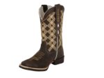 Bota Texana Couro Crazy Horse Cor Cafe Bico Quadrado Urbana Boots - Imagem 2