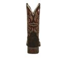 Bota Texana Couro Crazy Horse Cor Café Solado Jump Bico Quadrado Urbana Boots - Imagem 4