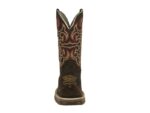 Bota Texana Couro Crazy Horse Cor Café Solado Jump Bico Quadrado Urbana Boots - Imagem 3