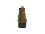 Botina de Couro Crazy Horse Bordada Florão cor Tabaco Bico Quadrado Urbana Boots - Imagem 4
