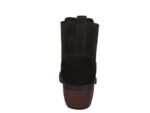Botina Sertaneja de Couro Nobuck Cor Castanho Bico Fino Urbana Boots - Imagem 4