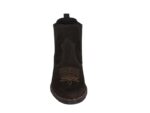 Botina Sertaneja de Couro Nobuck Cor Castanho Bico Fino Urbana Boots - Imagem 3