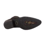Botina Sertaneja de Couro Nobuck Cor Castanho Bico Fino Urbana Boots - Imagem 5