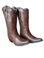 Bota Feminina Bico Fino Cano Alto- Floater Cafe