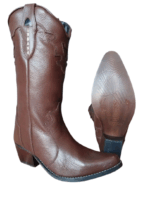 Bota Feminina Bico Fino Cano Alto- Floater Cafe - Imagem 2